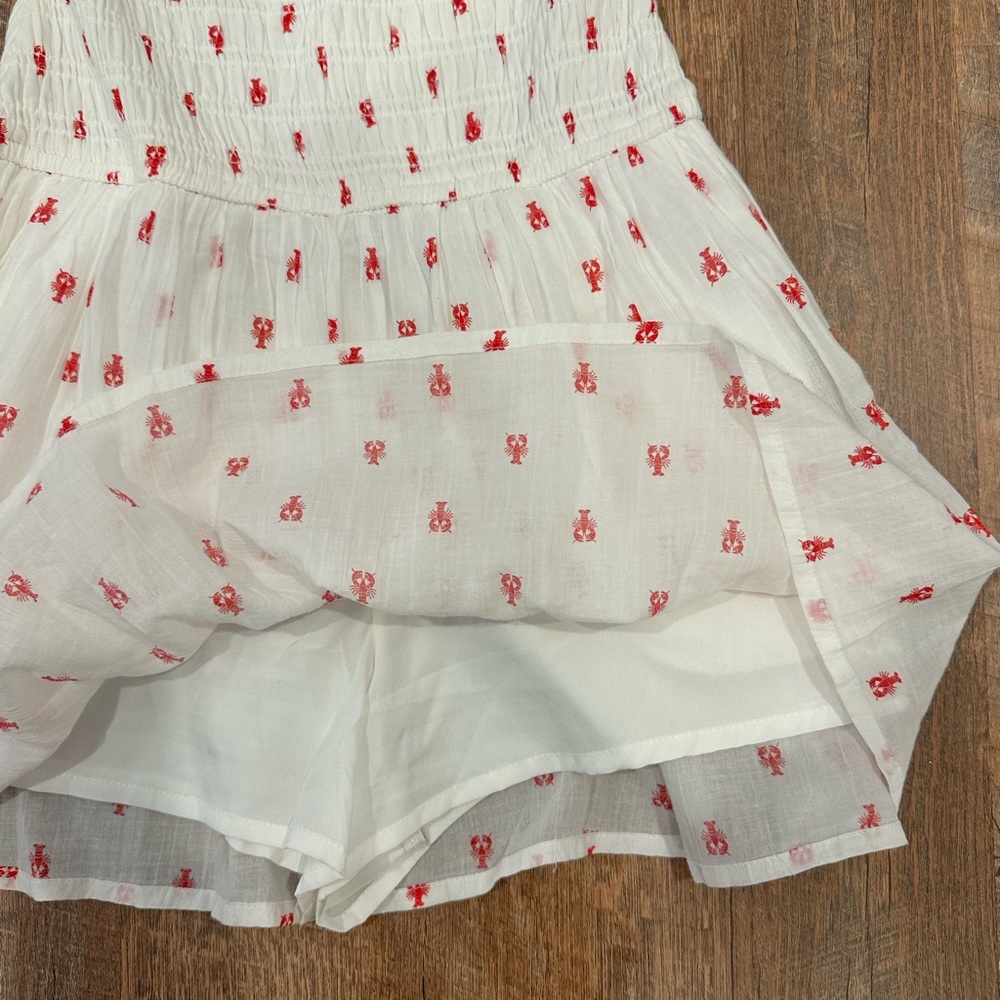 Hollister White Lobster Print Skort Dress - Picture 3 of 4